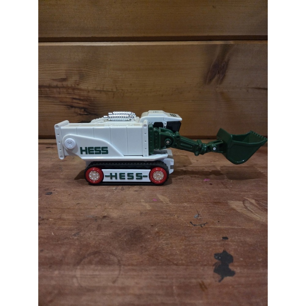 HESS Backhoe 2013 Toy Collector Tractor Bulldozer, Good Cond, Lights & Motion